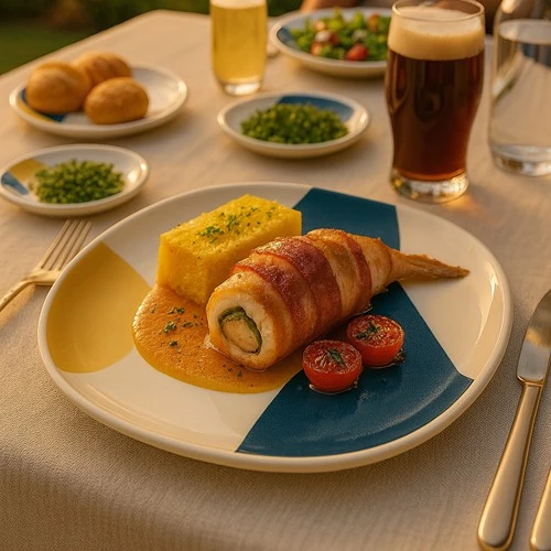 Rezept: Roulade vom Saibling