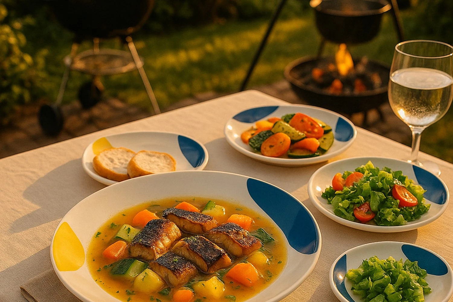 Rezept: Aal-Suppe mit Gemüse vom Dreibein