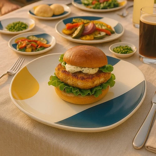 Rezept: Saibling Burger