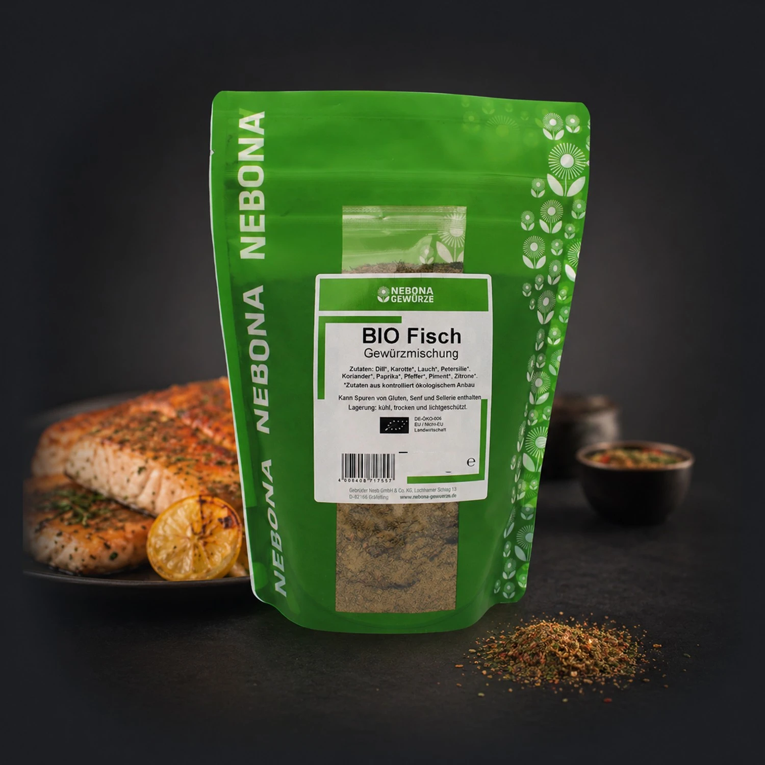 Bio Fisch Gewürzmischung - Nebona (500 g)