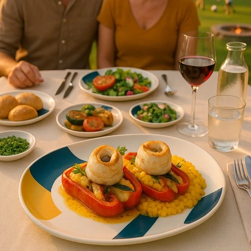 Rezept: Zanderfilet im Paprikaschiffchen