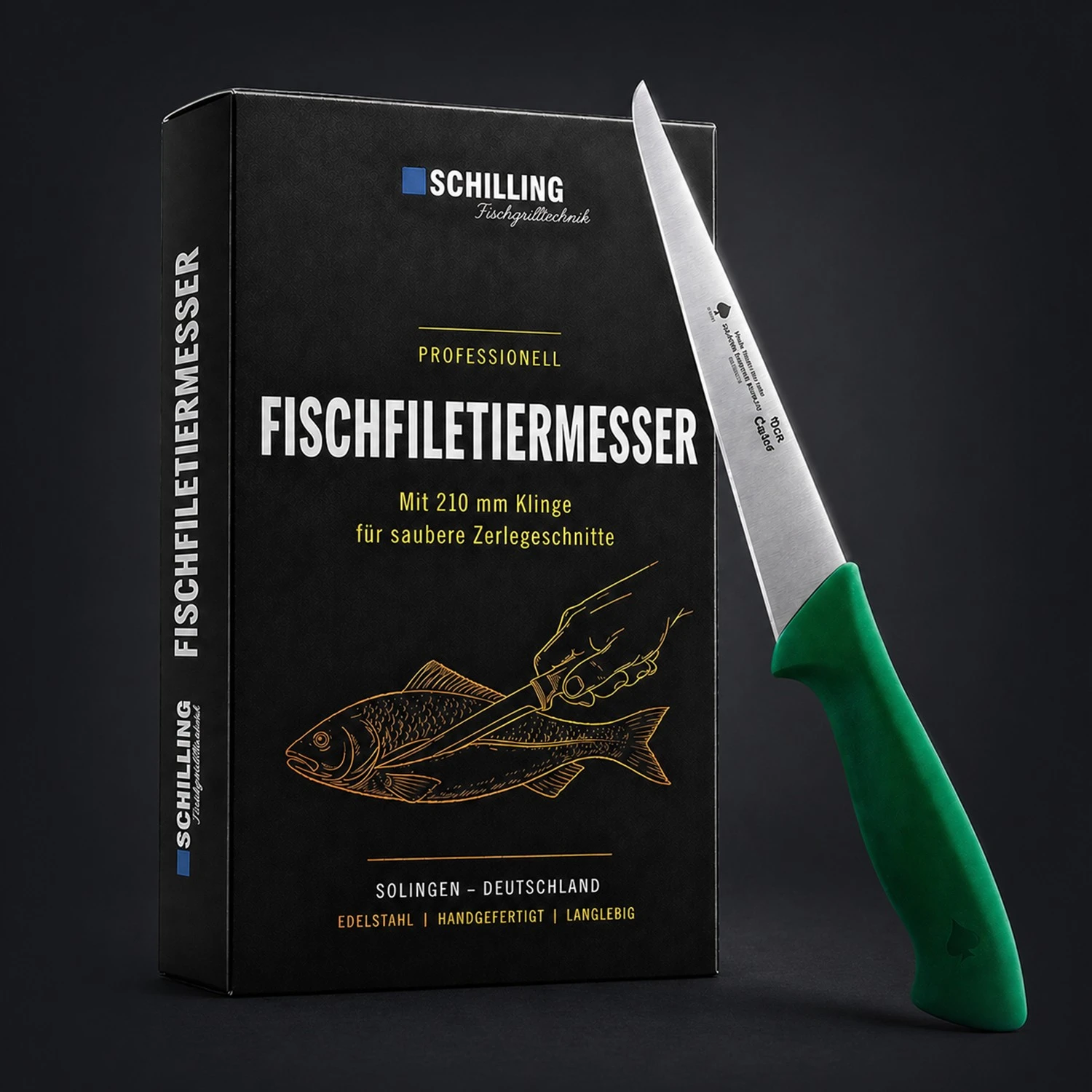 Fischfiletiermesser steife Klinge