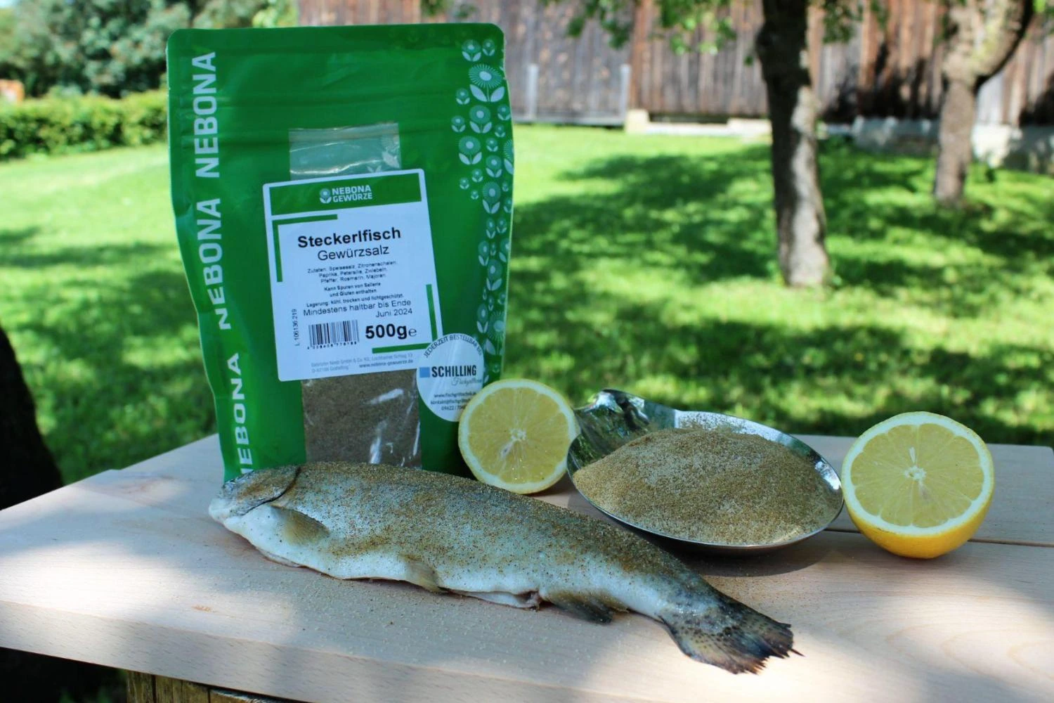 Steckerlfisch - Gewürzsalz - Nebona (500 g) Steckerlfisch - Gewürzsalz - Nebona (500 g)