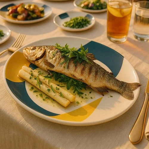 Rezept: Renke mit Radi und Salatgurke