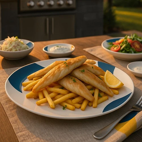 Rezept: Fish and Chips von der Brasse