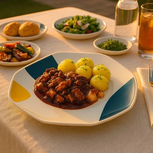 Rezept: Karpfengeschnetzeltes von der Plancha