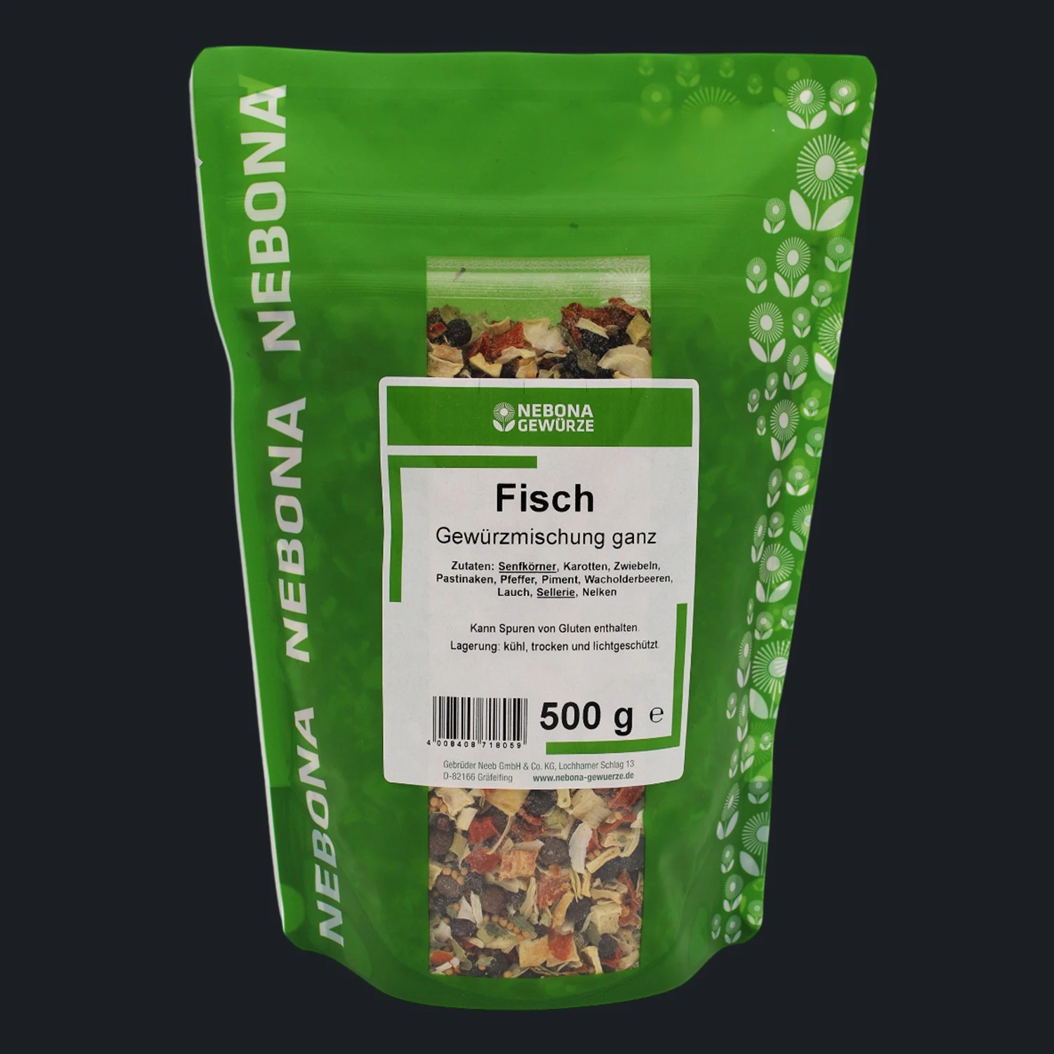 Fisch Gewürzmischung ganz - Nebona (500 g)