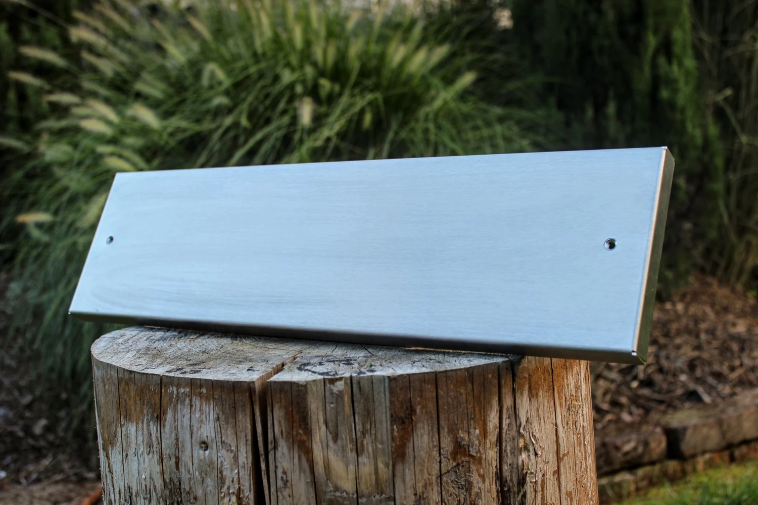 Flammlachsblech 500 x 140 mm II passend zu Flammlachsadapter & Fischhaltesystem (Edelstahl)