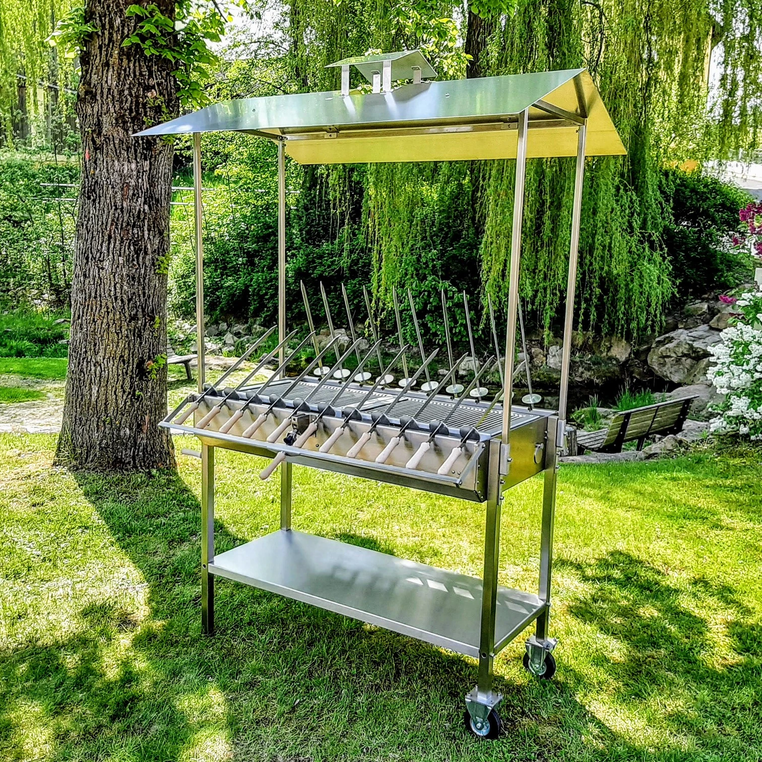 Steckerlfisch Grillstation