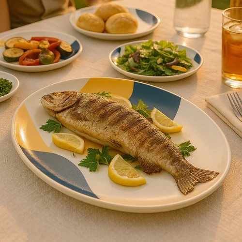 Rezept: Regenbogenforelle aus der Grillpfanne