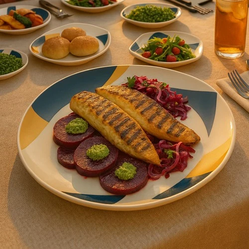 Rezept: Regenbogenforelle mit Röstidach