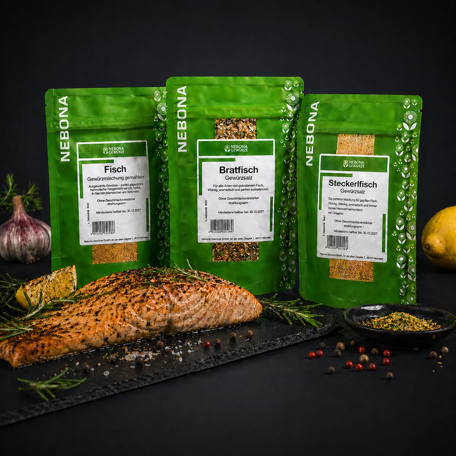 Gewürze für Fisch und Fischgrillen