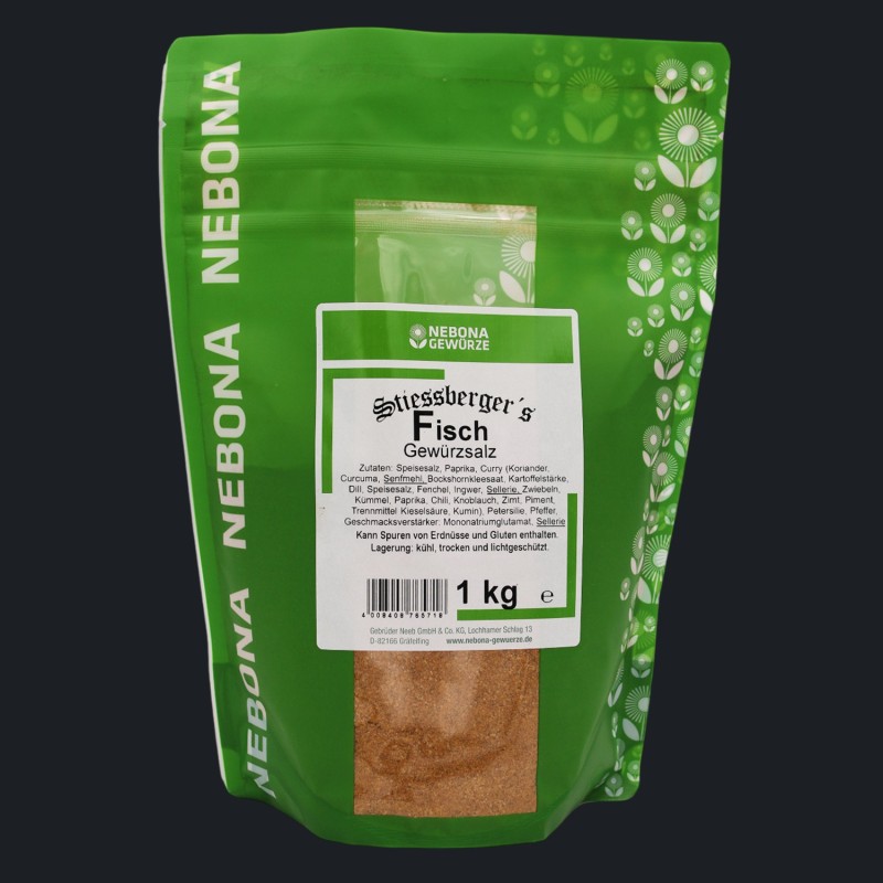 Stiessberger´s Fisch Gewürzsalz - Nebona (1000 g)