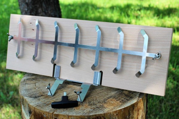 Flammlachsbrett 500 x 175 mm II Nachrüstset für Gasgrills