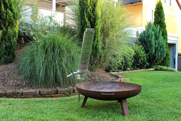 Flammlachsbrett 600x180 mm I Lagerfeuer (Edelstahl)