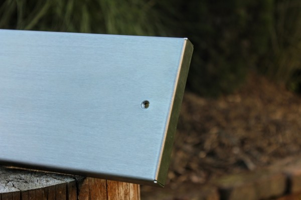 Flammlachsblech 500 x 140 mm II passend zu Flammlachsadapter & Fischhaltesystem (Edelstahl)