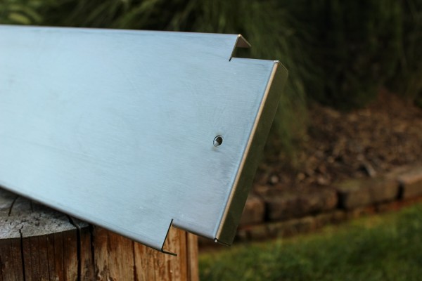 Flammlachsblech 600 x 180 mm II passend zu Flammlachsadapter & Fischhaltesystem (Edelstahl)