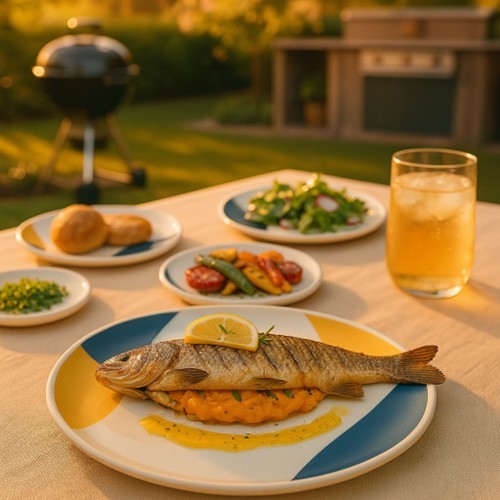 Rezept: Äsche mit Kürbisfüllung