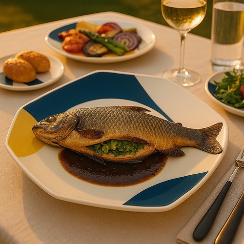 Rezept: Gefüllte Schleie