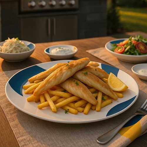 Rezept: Fish and Chips von der Brasse