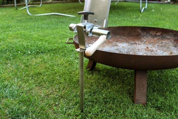 Flammlachsbrett 600x180 mm I Lagerfeuer (Edelstahl)