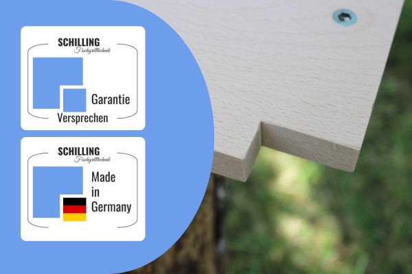 Flammlachsbrett 600 x 180 mm II passend zu Flammlachsadapter & Fischhaltesystem (Buchenholz)